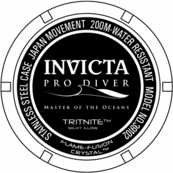 ***SOLD*** Invicta Pro Diver Quartz Blue Dial Pepsi Bezel Men's Watch - Picture 4 of 5